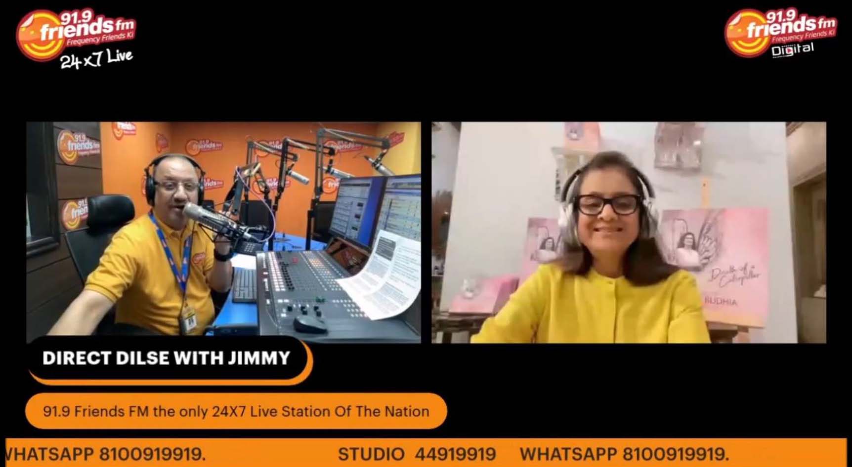 IN CONVERSATION WITH JIMMY – LIVE ON 91.9 FRIENDS FM