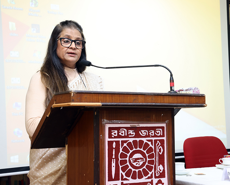 MS MINU BUDHIA TALKS ABOUT HER JOURNEY IN RABINDRA BHARATI UNIVERSITY